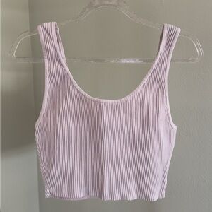 Lavender Ribbed Women's Tank Top